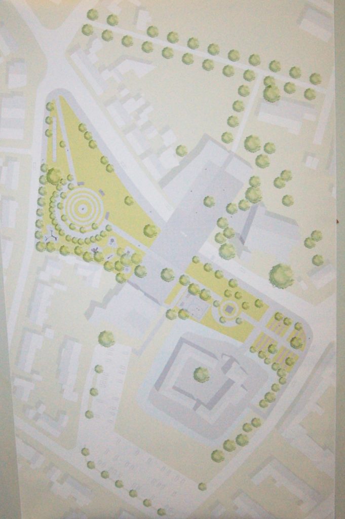 Allee ins Zentrum