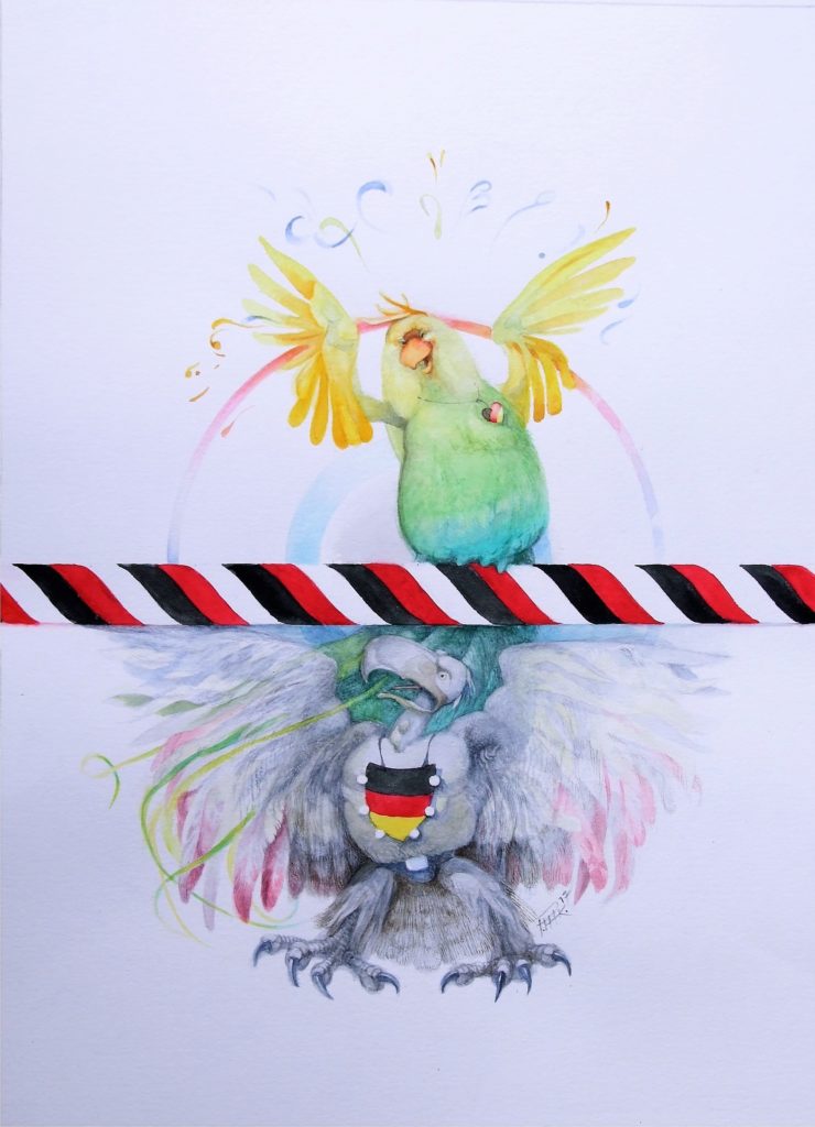 Karikatur von Peter H.H. Klaucke