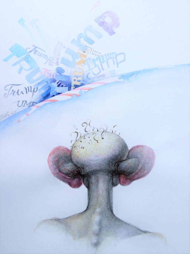 Karikatur von Peter H.H. Klaucke
