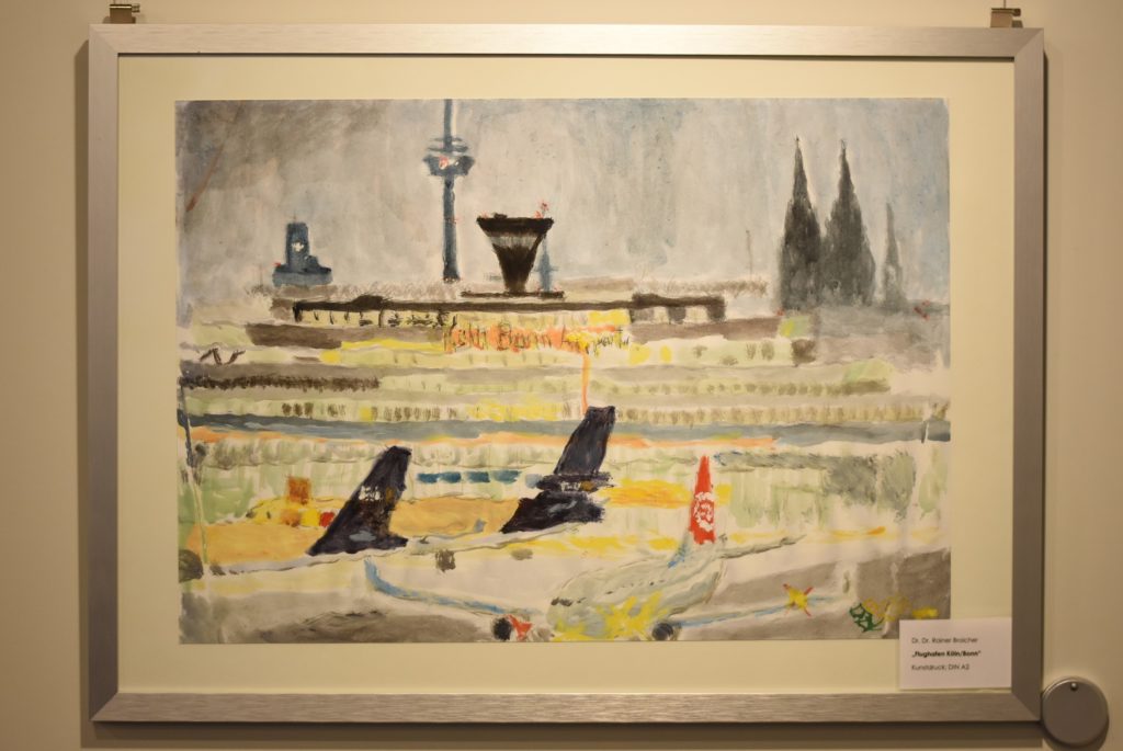 Kunstdruck, Din A2: Dr. Dr. Rainer Broicher, "Flughafen Köln/Bonn"