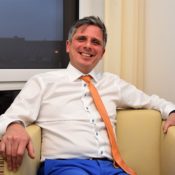 Achim Leirich, Geschäftsführer der GWG Rhein-Erft Wohnungsgesellschaft, in Hürth