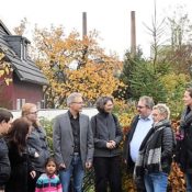 Anwohnr der Brikettfabrik Wachtberg in Frechen Benzelrath trafen sich im November wegen der Staubniederschläge