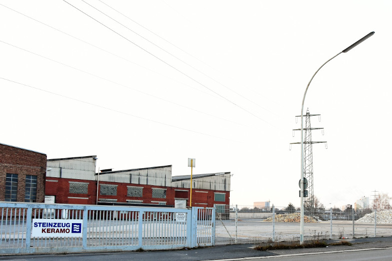 Geräumtes Gelände der Steinzeug Keramo GmbH