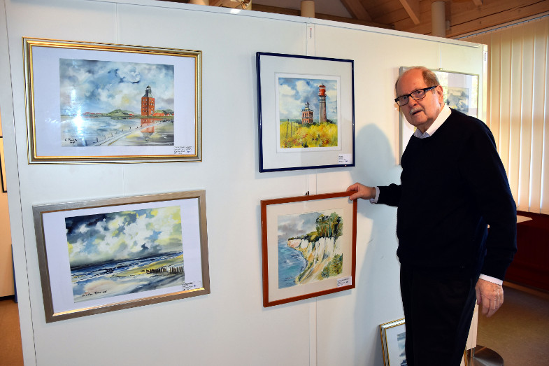 Christian Plück, Querschnitte, Ausstellung, Landschaftsbilder