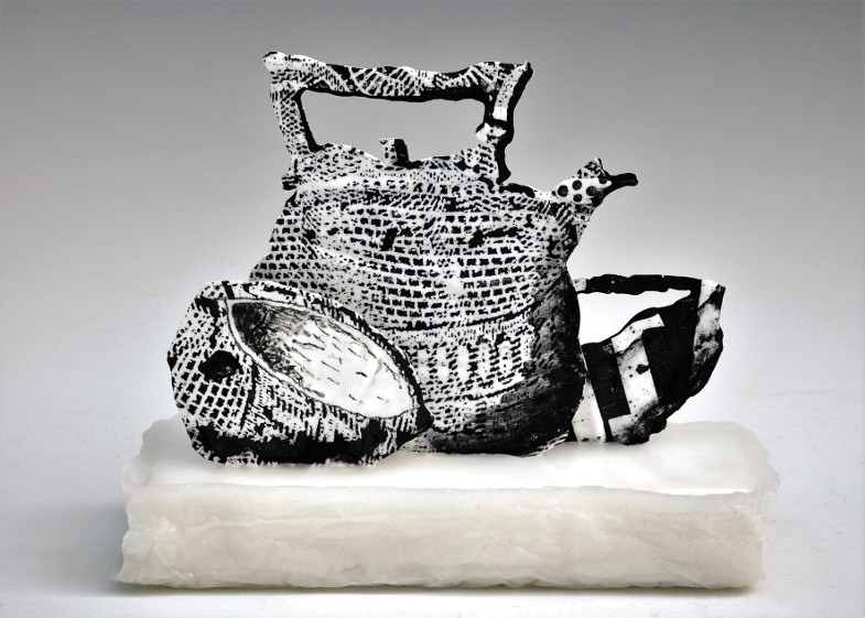 Stillleben von Antje Scharfe, Ausstellung im Keramion