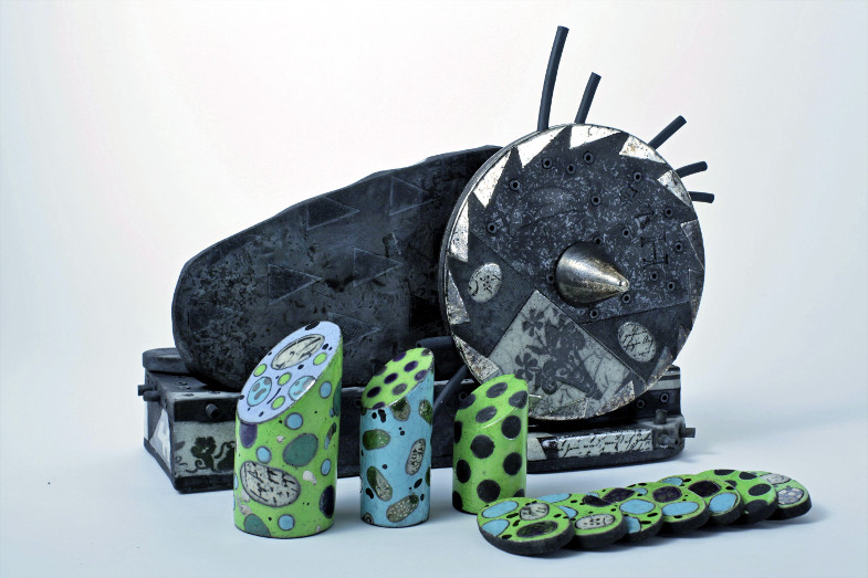 Ausstellung Stillleben im Keramion: Judith Püschel, "Aufschnittmaschine", 2019