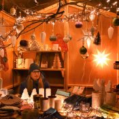 MiPiace Stand von Nicole Schroeder auf dem 11. Königsdorfer Weihnachtsmarkt, Foto: Susanne Neumann