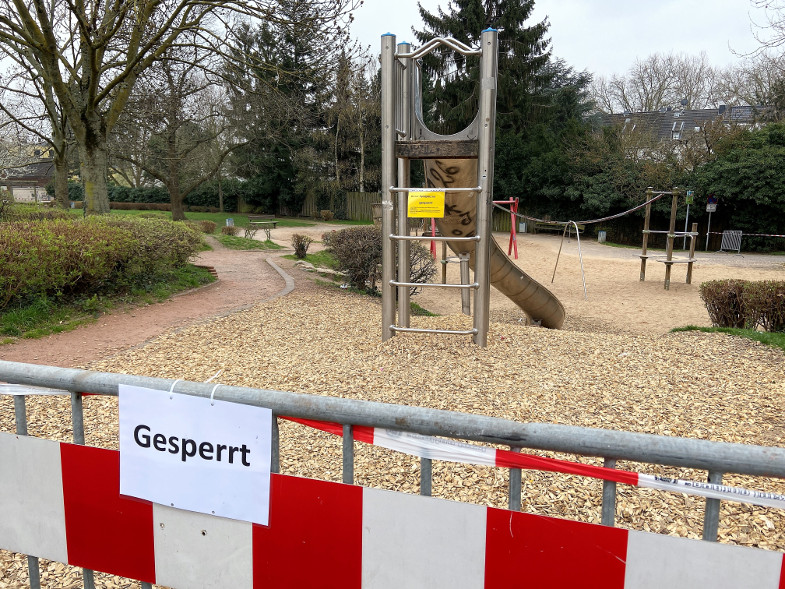 Sperrung Spielplatz "an der Synagoge"