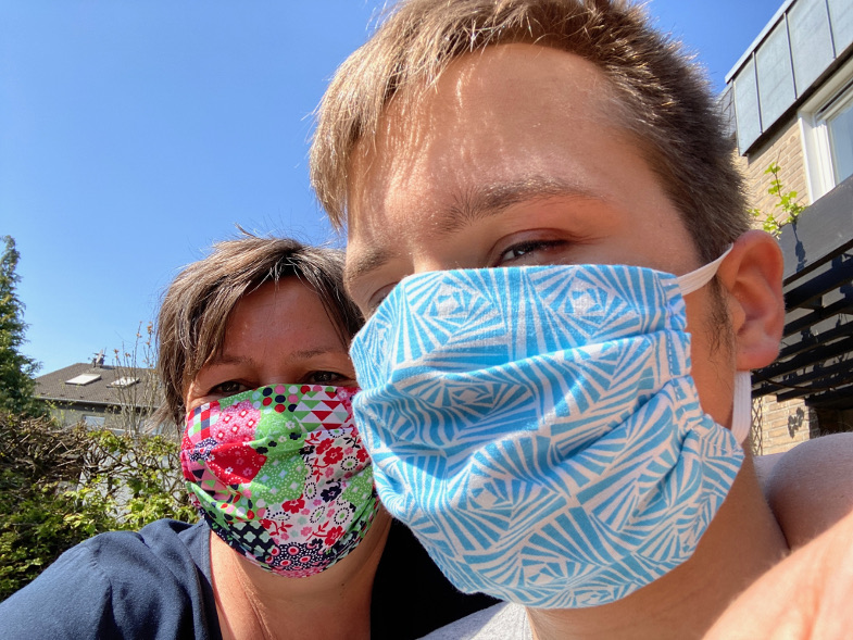 Erlaubte Alltagsmasken zum Schutz vor Corona-Virus