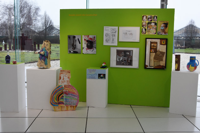 Publikumsbeiträge zur Sonderausstellung"Der Bartmann lebt!" im KeramionFoto: Susanne Neumann